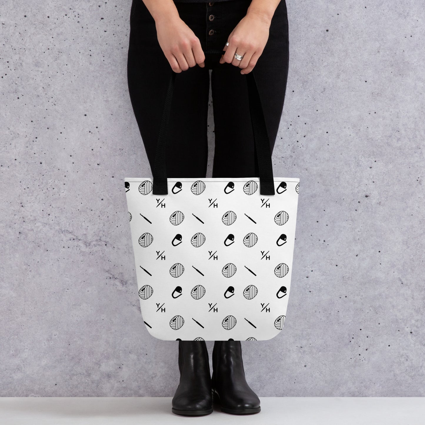 “Hooked Together” Crochet Tote | Yarn Over Hook Community Bag